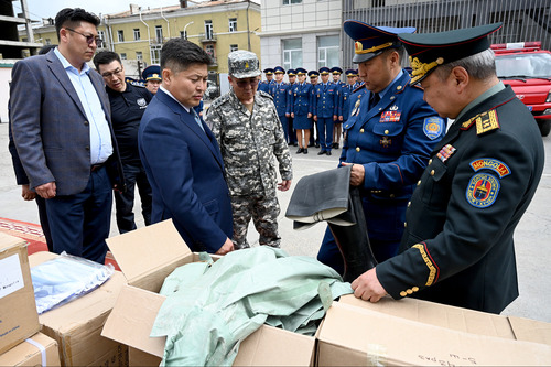 Аюулт үзэгдэл, ослын үед ашиглах 14 нэр төрлийн багаж, хэрэгслийг хүлээлгэн өглөө